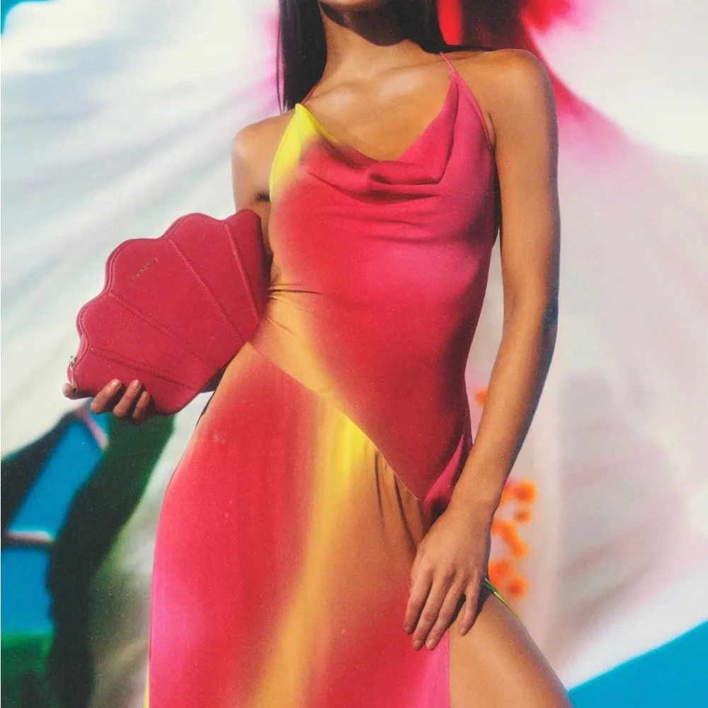 The Wolf Gang Makena Maxi Dress NWT - Picture 2 of 9